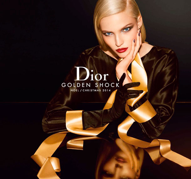 Golden Shock, el maquillaje de lujo para la Navidad creado por Dior