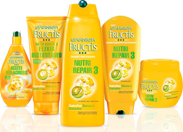 Cabello sano con Garnier Fructis Nutri Repair 3