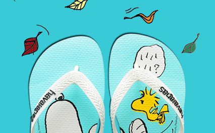 Una nueva colaboración lleva a Snoopy y sus amigos a Havaianas