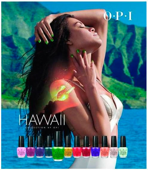 Colección Hawaii de OPI, 12 tonos frescos para uñas