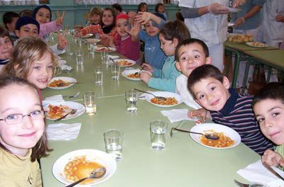 Las ventajas de comer en el cole