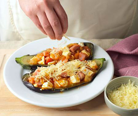 Recetas de dieta, Berenjenas rellenas