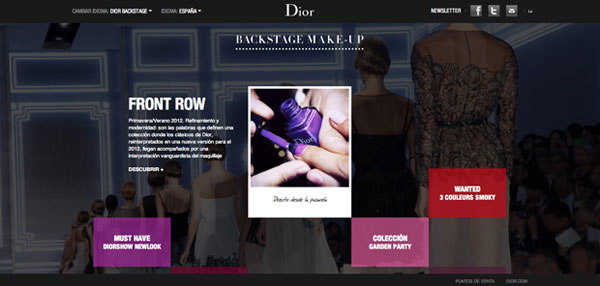 Dior abre su portal de maquillaje