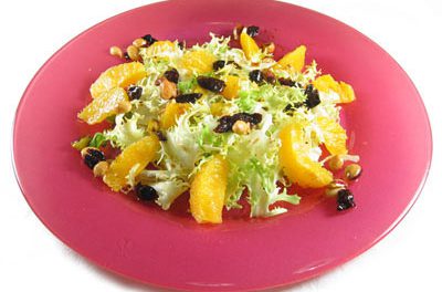 La receta del día: Ensalada de escarola y naranja con frutos secos