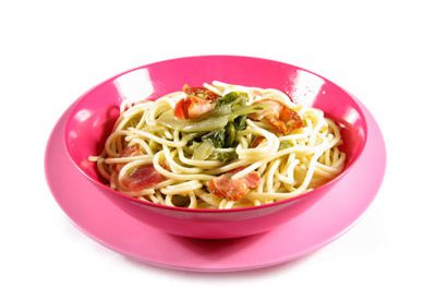 La receta del día: Espaguetis con acelga y bacón