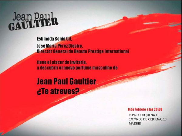 Jean Paul Gaultier ¡Sorpresa!