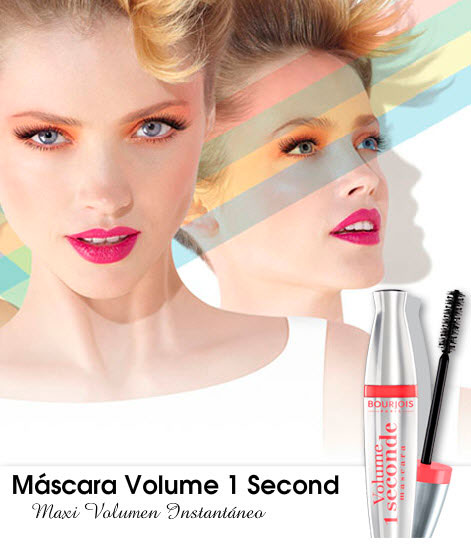 Máscara Volume 1 Seconde de Bourjois, maxi volumen instantáneo en las pestañas