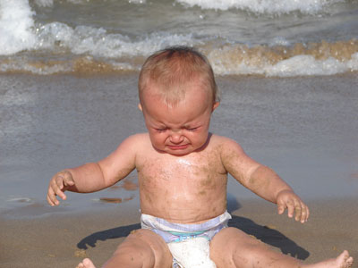 Miedo al agua: mi primer baño