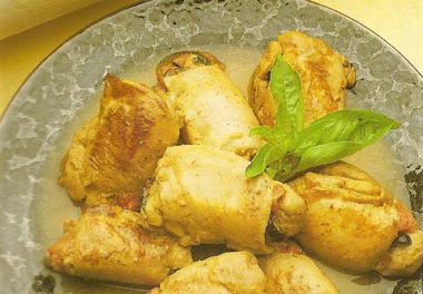 La receta del día: Muslitos de pollo rellenos de pimiento