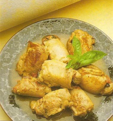 La receta del día: Muslitos de pollo rellenos de pimiento