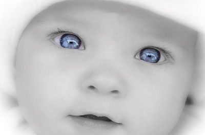 El origen de los ojos azules