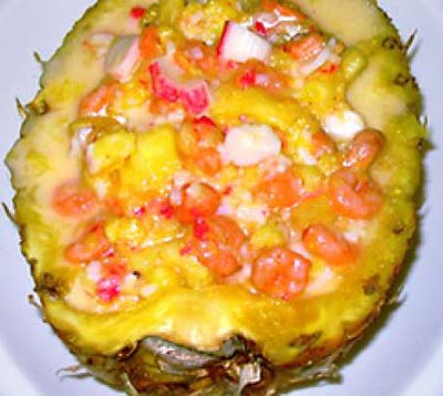 La receta del día: Piña rellena