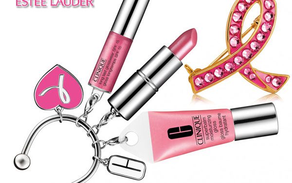 Productos de la campaña de Estée Lauder contra el cáncer de mama 2010