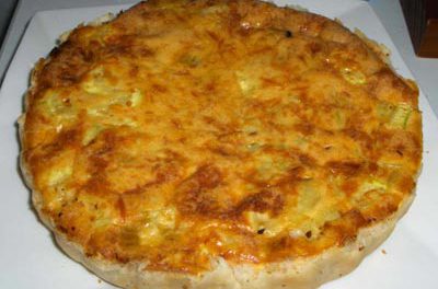 La receta del día: Quiche de langostinos y puerros