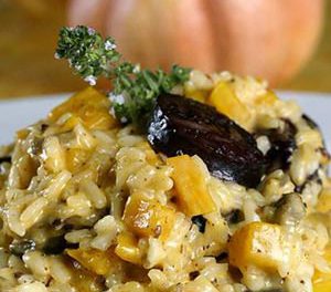 La receta del día: Risotto con berenjena al queso