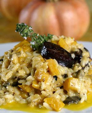 La receta del día: Risotto con berenjena al queso