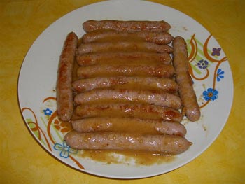 La receta del día: Salchichas con vino blanco