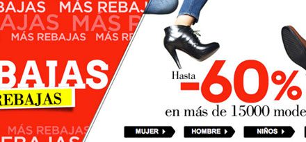 Sarenza, rebajas de hasta un 60%