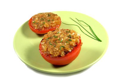 La receta del día: Tomates al horno con perejil y ajo picado