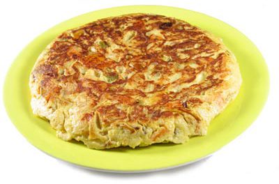 La receta del día: Tortilla murciana de pisto con patatas y bacalao