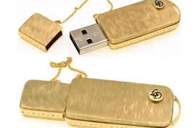 Memorias USB en oro