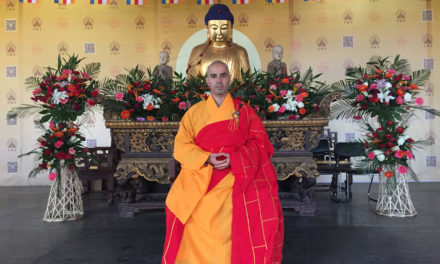 El maestro del Templo Shaolin Carlos Álvarez, el único monje budista Heshang en España