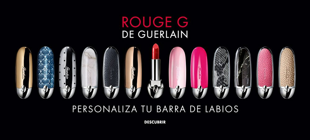 Rouge G de Guerlain, la primera barra de labios que puedes personalizar y grabar tu nombre en ella