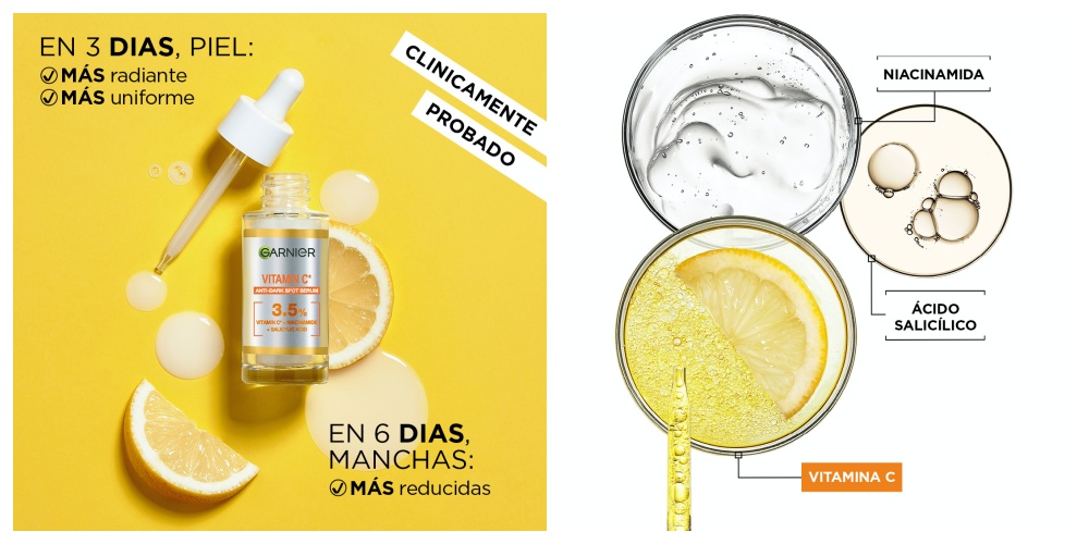 Garnier presenta su nuevo sérum anti-manchas