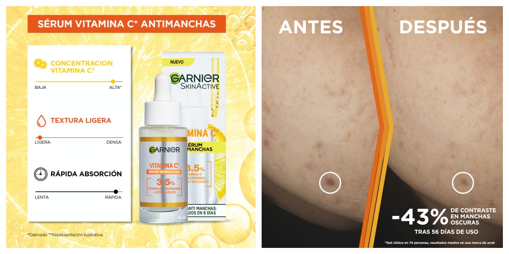 sérum anti-manchas VITAMINA C